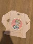 Tee-shirt manches longues Frozen reine des neiges c&a 8 ans