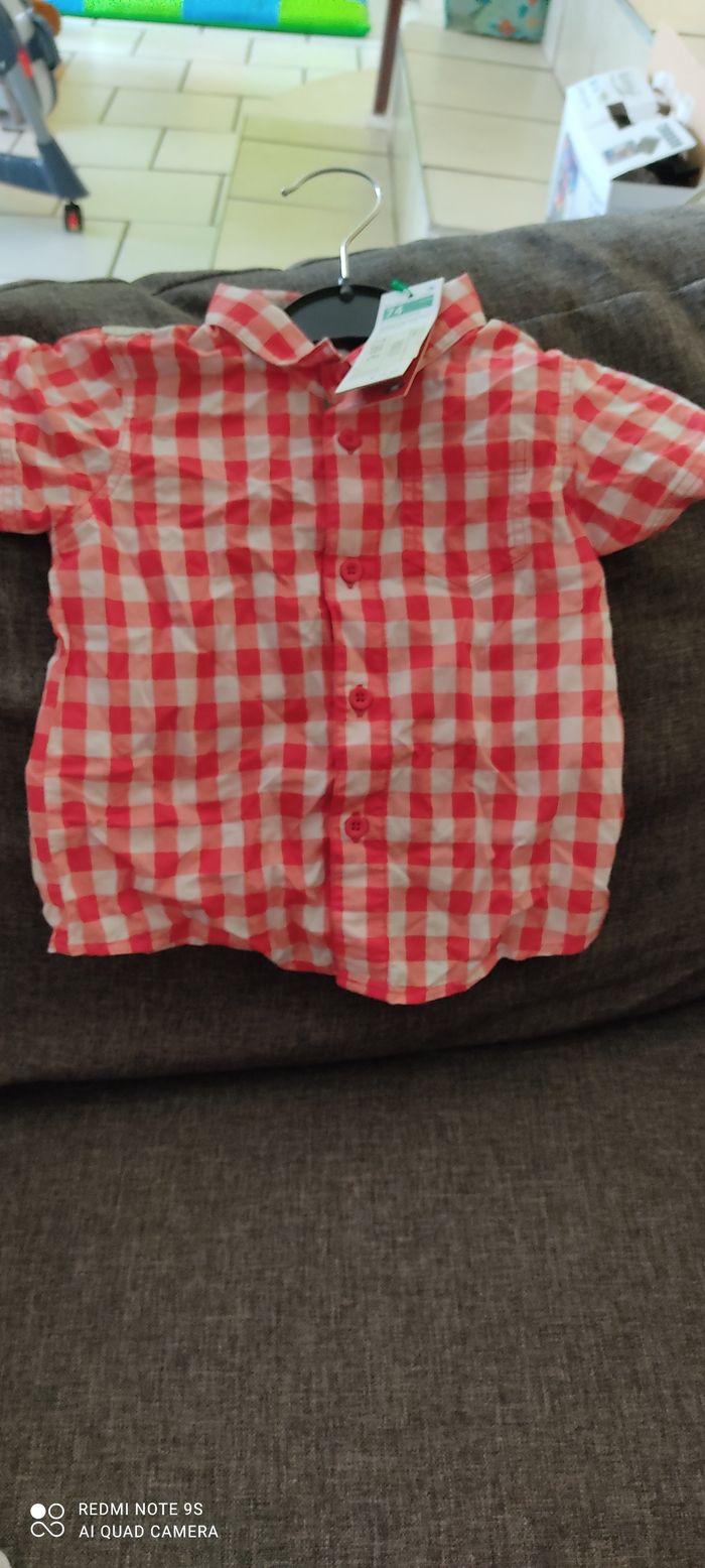 Chemise manche courte neuf