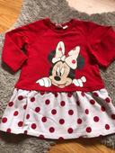 Robe minnie 12-18 mois