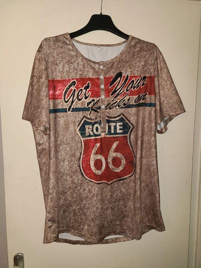 T-shirt Route 66 - photo numéro 1