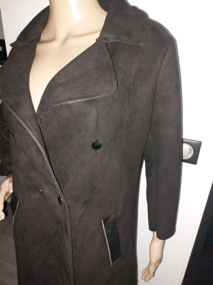 Veste suédine taille M peu portée - photo numéro 2