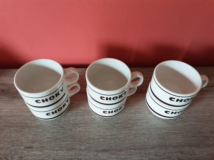 Lot 6 tasses Choky - photo numéro 2