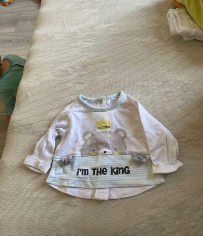 Tee-shirts naissance - I’m the king ours - photo numéro 1