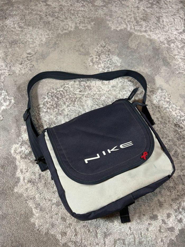 Sling Bag Saccoche Nike Vintage 90's 2000's Blue & White - photo numéro 1