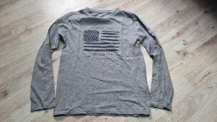 T-shirt usa gris - photo numéro 1