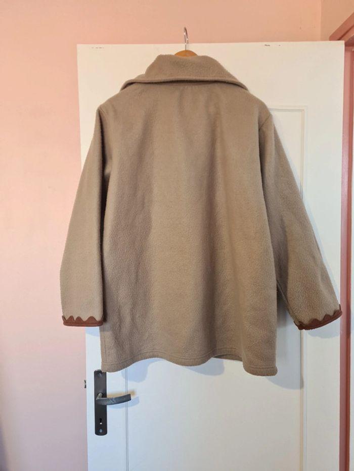 Veste polaire beige bouton XL - photo numéro 7