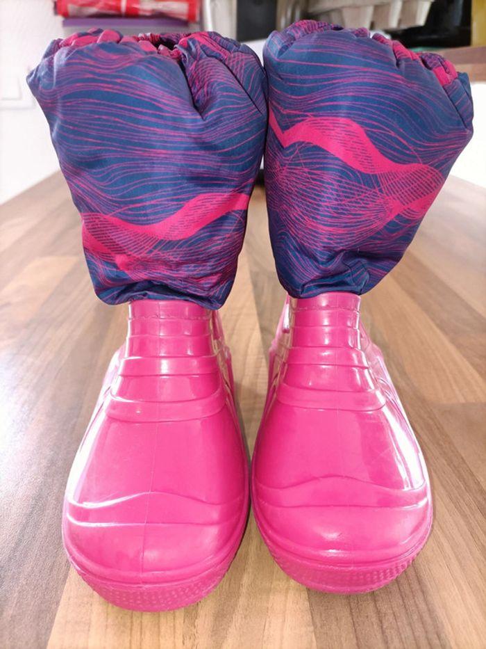 Bottes ski rose et violet 26 - photo numéro 2