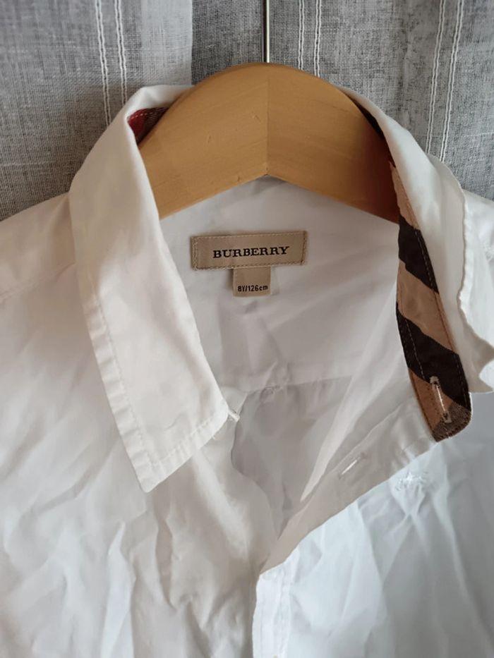 Chemise blanche | Burberry | 8ans - photo numéro 3