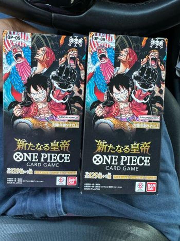 Carte One Piece lot de 2 displays OP09 OP-09 scellées japonaises - photo numéro 1