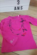 Tee shirt fushia