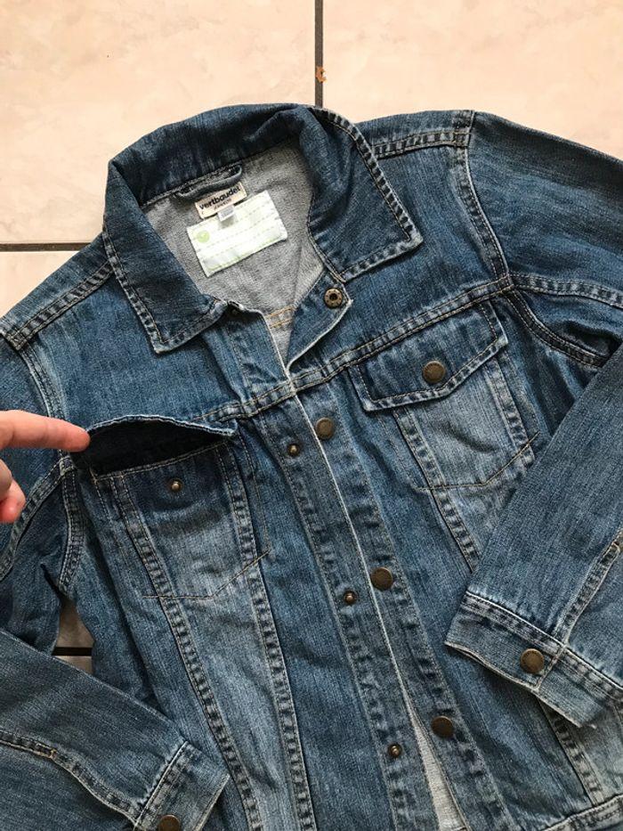 Veste en jean 12 ans Vertbaudet comme neuve garçon - photo numéro 6