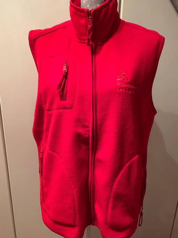 Veste sans manches polaire ski rouge femme. - photo numéro 8