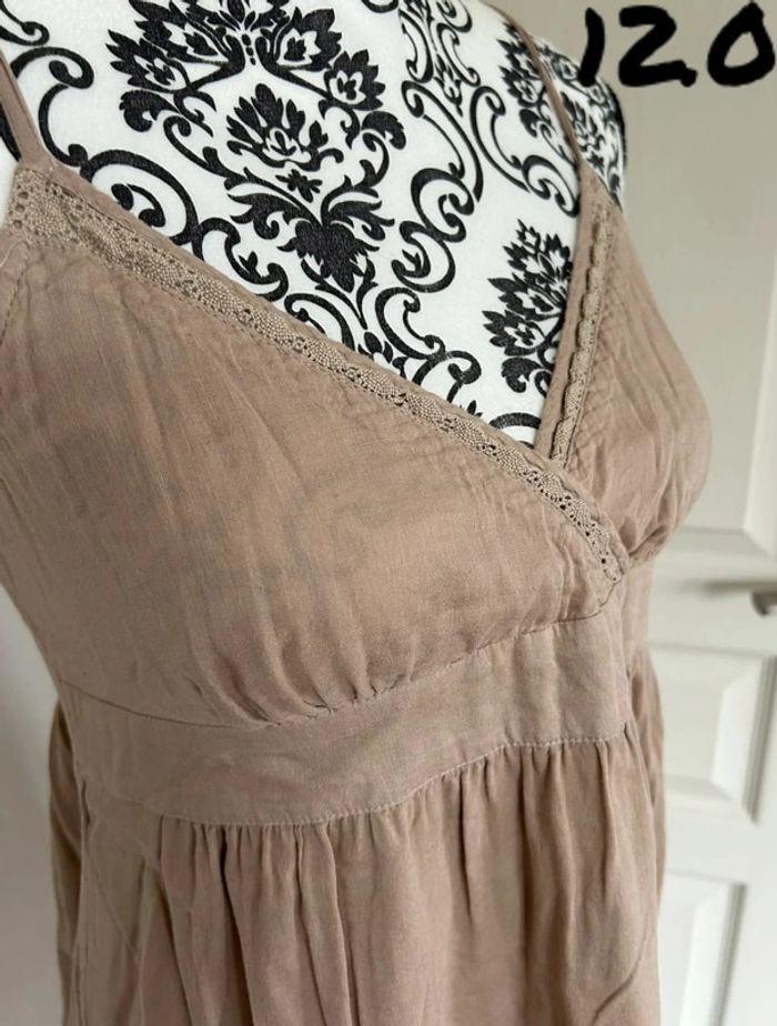 Robe été beige Promod taille 38 💖 - photo numéro 6