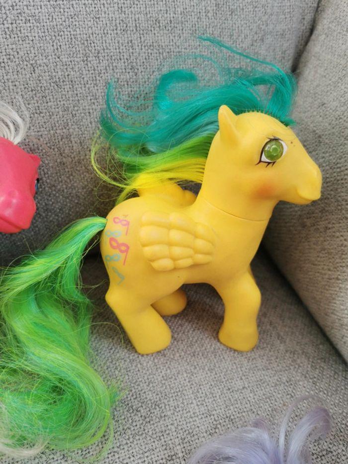 Lot de 6 mon petit poney my little pony vintage Hasbro 82 85 86 87 - photo numéro 5