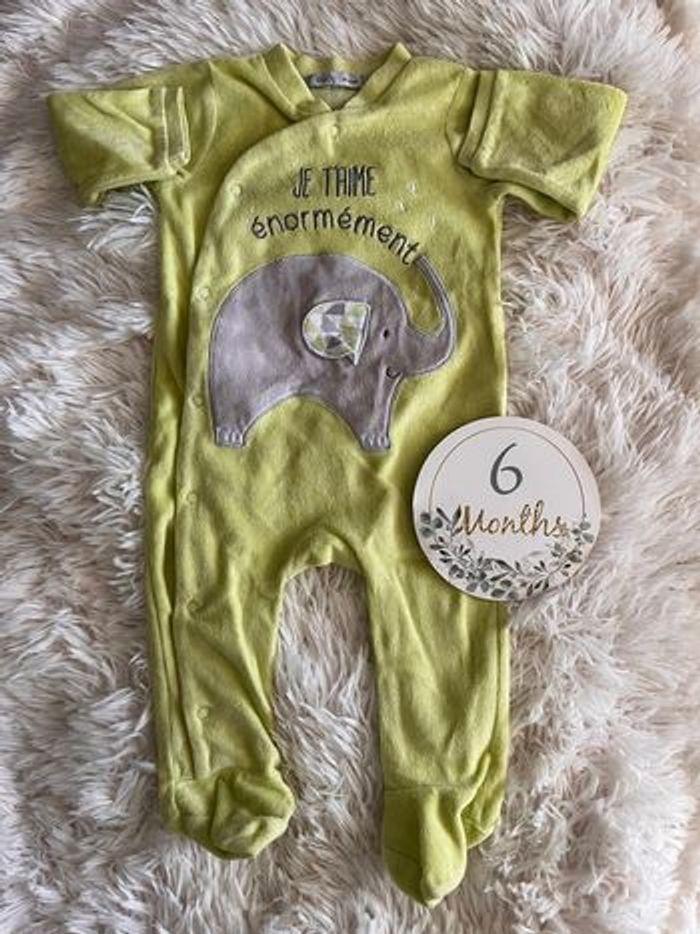 Pyjamas éléphant « Baby by gemo » - photo numéro 1