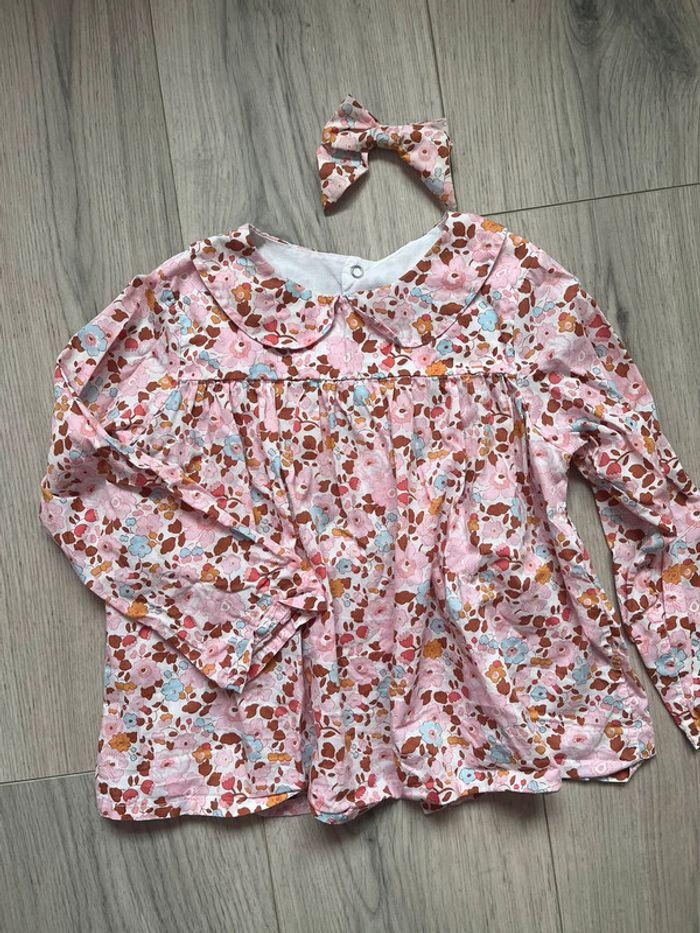 Blouse liberty betsy écureuil 3 ans - photo numéro 1