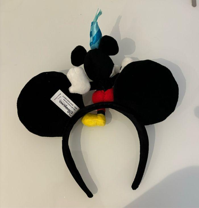 Disneyland Paris ears serre tête oreilles Mickey peluche 3D Collection World's Biggest Mouse Party 90ème anniversaire. Minnie Princesse Disney Store Déguisement Carnaval Halloween robe lot SOP77 - photo numéro 7