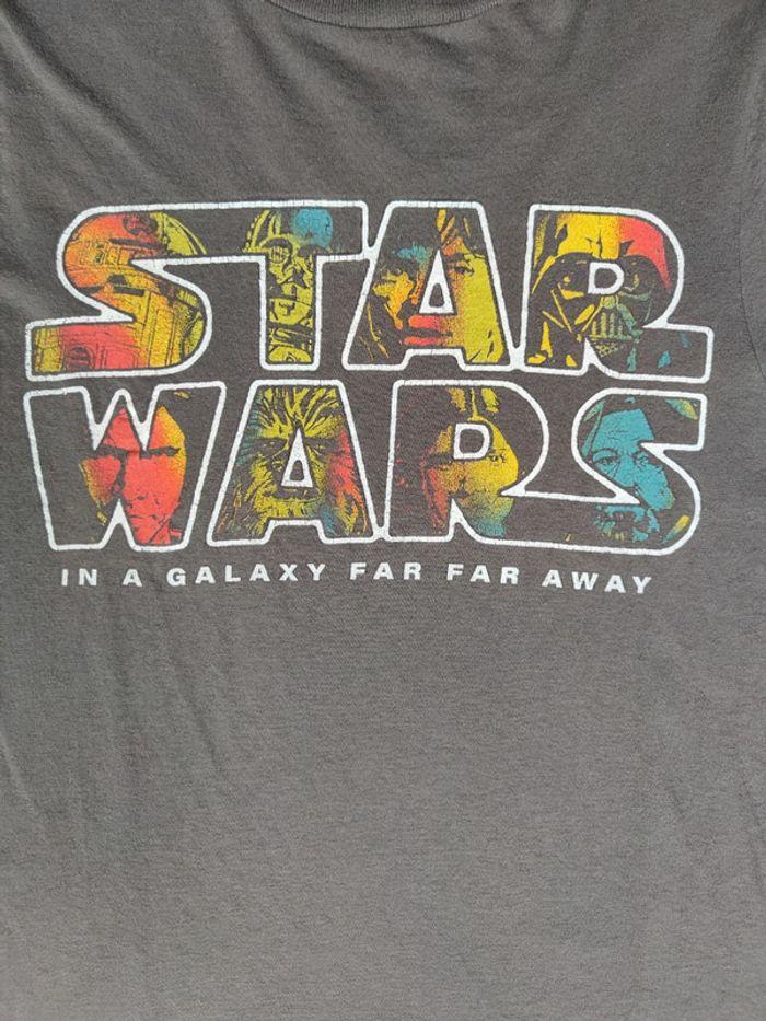 T-shirt Licence Star Wars Lucas Film Vintage Gris Taille S Homme - photo numéro 2