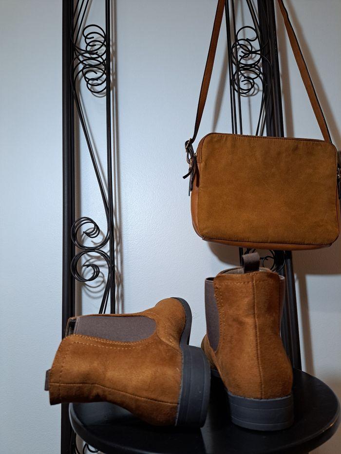 Ensemble sac à main et bottines - photo numéro 4