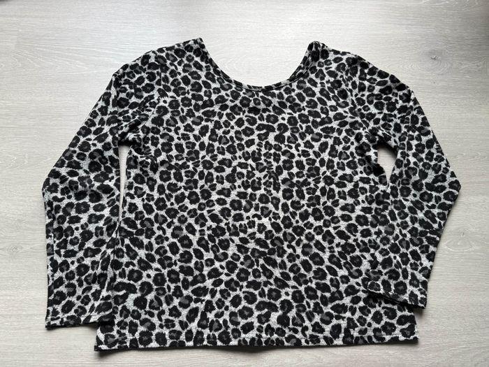 Pull femme motif léopard - photo numéro 1