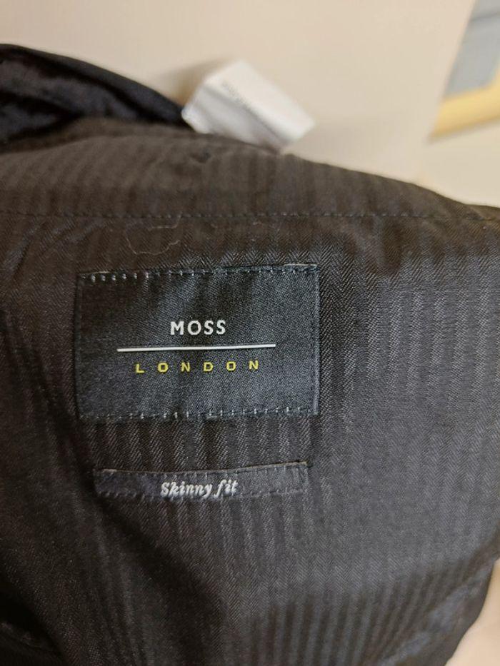 Pantalon de costume noir - Homme Taille 30 - MOSS London - photo numéro 3