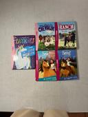 Lot de 5 livres cinq les spirit ,  le ranch ,mes amis les chevaux et le monde des licornes