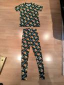 Pyjama Tic et Tac vert Undiz taille XS