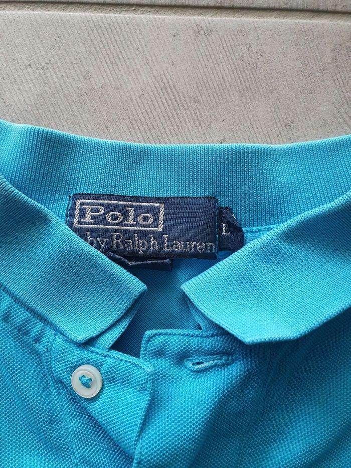 Polo bleu Ralph Lauren L - photo numéro 5