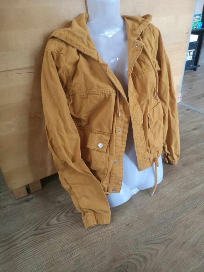 Veste moutarde à capuche H&M - photo numéro 3