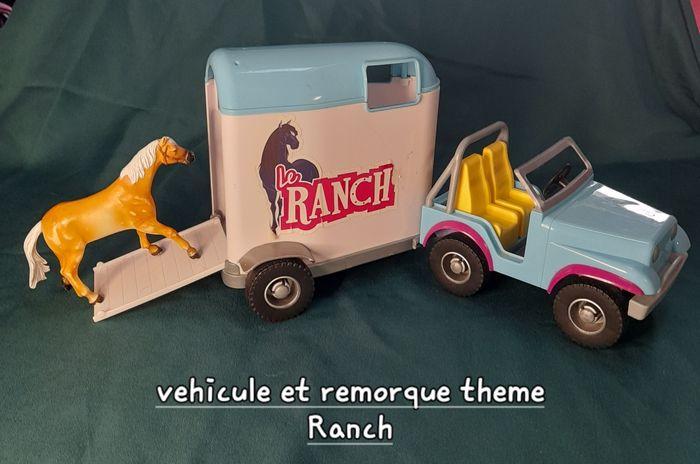 Vehicule ranch+remorque