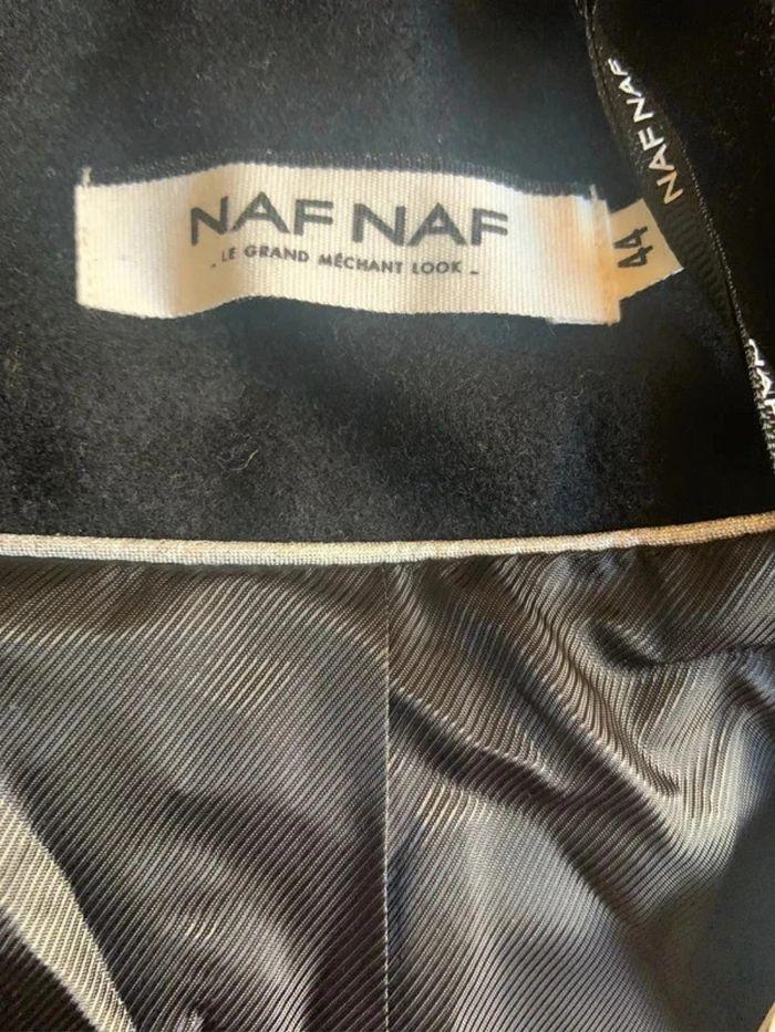 Manteau Naf Naf noir  taille 44 neuf - photo numéro 2