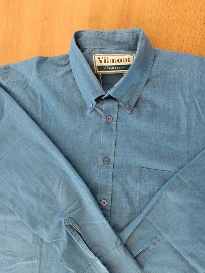 Chemise bleue vilmont - photo numéro 2