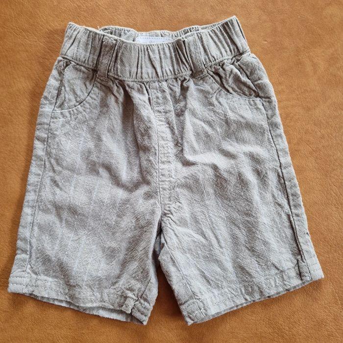 3 mois bermuda short gris habillé - photo numéro 1