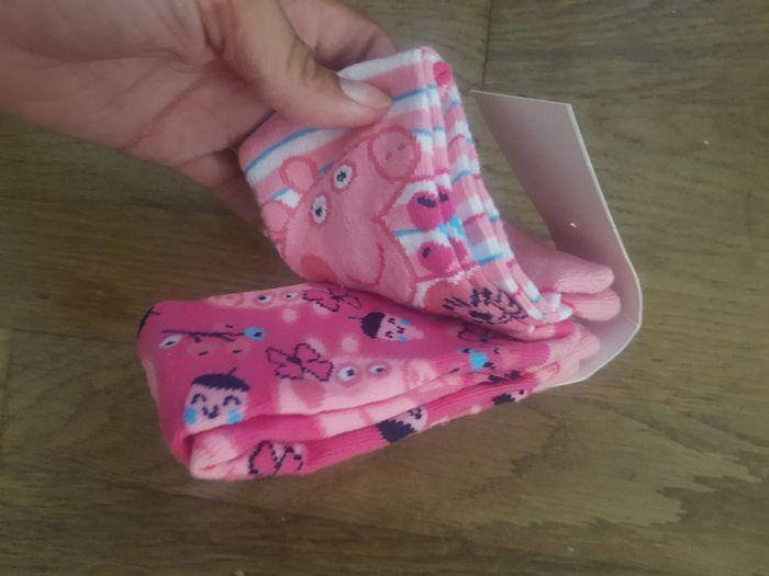 chaussettes rose peppa pig taille 31/34 - photo numéro 4