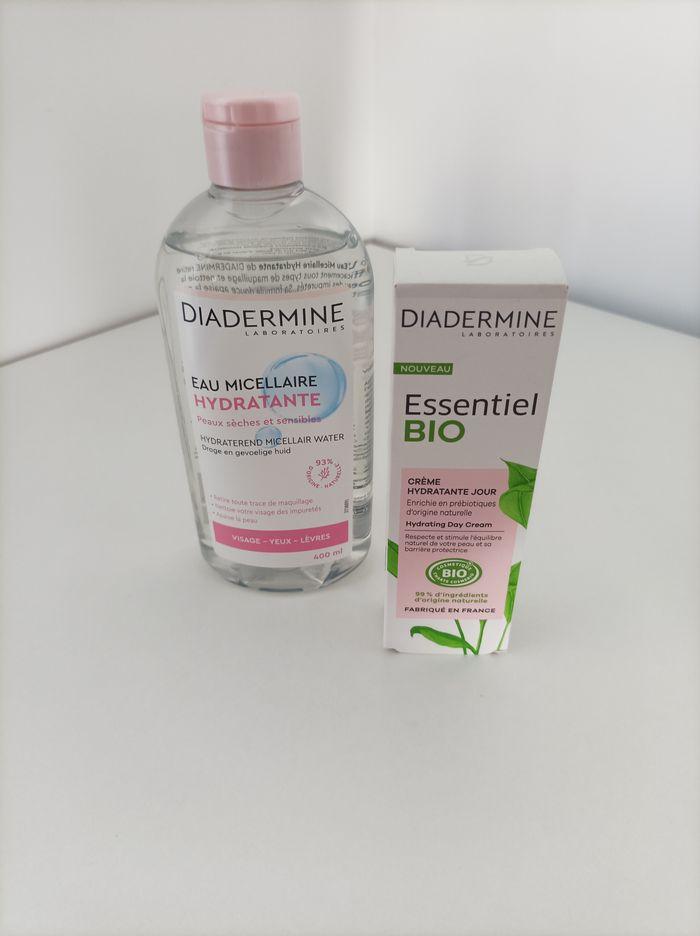 Diadermine Lot Crème Hydratante Jour  + Eau Micellaire - photo numéro 1