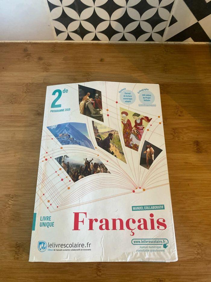 Manuel français 2de - photo numéro 1