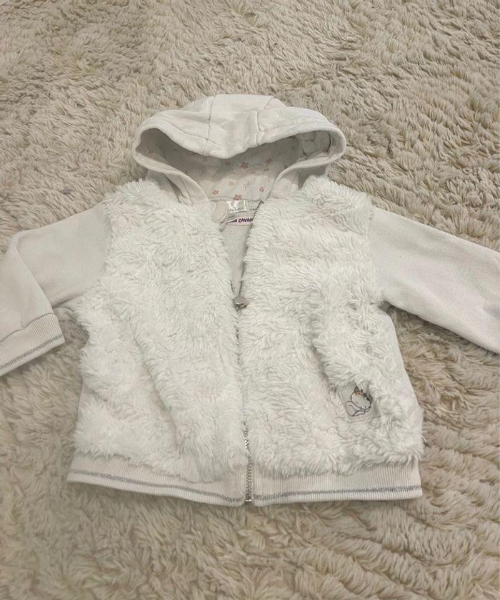 Gilet tout doux bébé fille Mes petits cailloux 24 mois - photo numéro 2