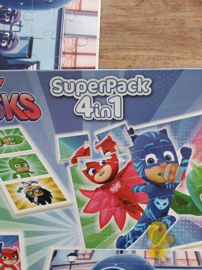 Puzzles pjmask Super pack 4in1 âge 3ans+ - photo numéro 6