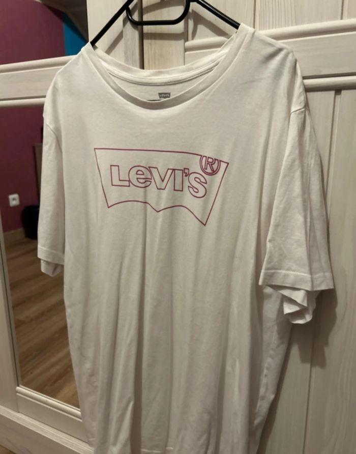 T-shirt blanc pour homme, taille XL, très bon état, Levi’s - photo numéro 4