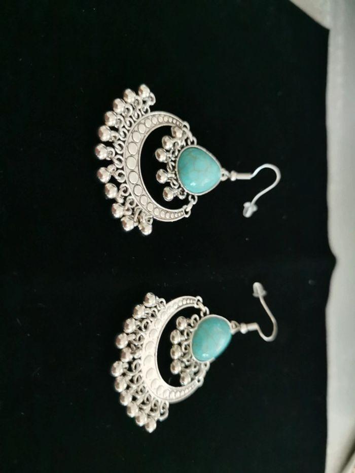 Boucles d'oreilles style bohème et cowboy - photo numéro 2