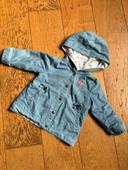 Veste réversible bébé fille