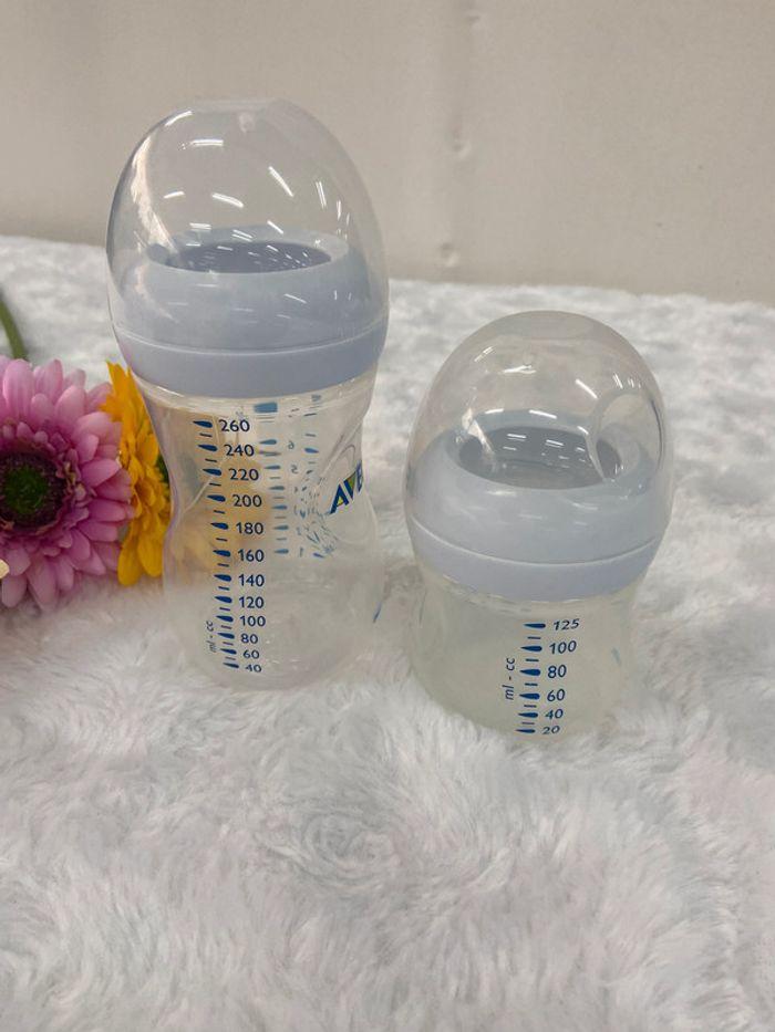 2 biberons Avent Philips neufs 260 ml et 125 ml incolore - photo numéro 2