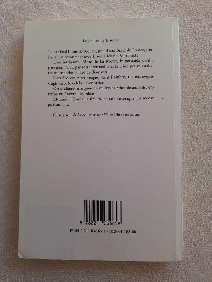 Livre le collier de la reine (Classiques abrégés) d'Alexandre Dumas - photo numéro 2