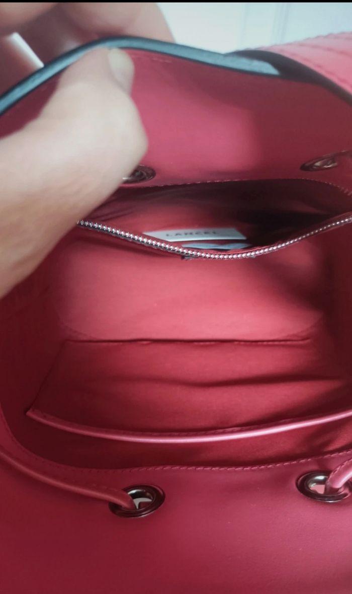 Sac Le Huit de Lancel cuir lisse framboise neuf - photo numéro 8