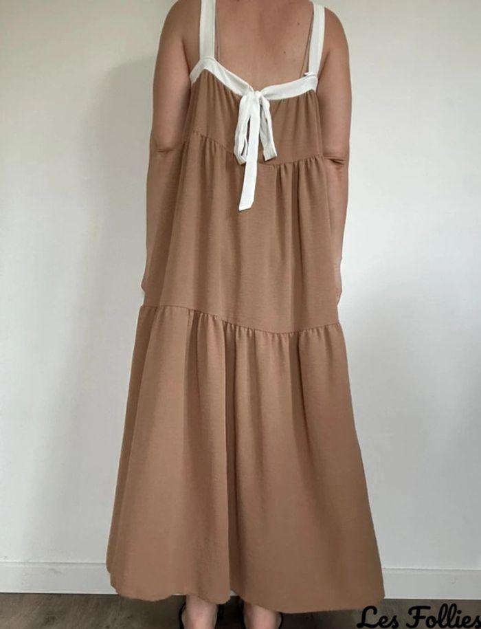 Robe longue camel Les Follies taille unique (36/38/40/42/44) 💖 - photo numéro 2