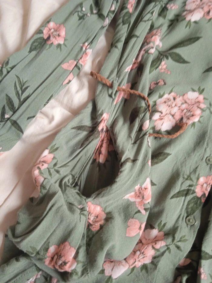 Robe chemise fleuri, fille 14 ans - photo numéro 3