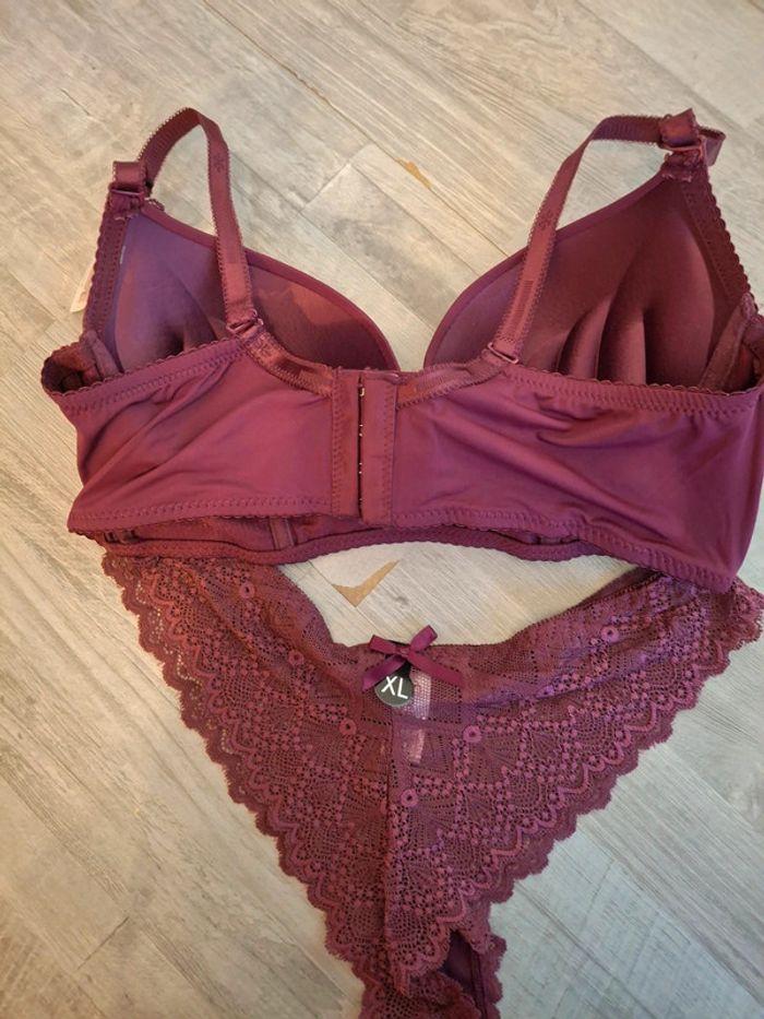 Ensemble lingerie mauve - photo numéro 4