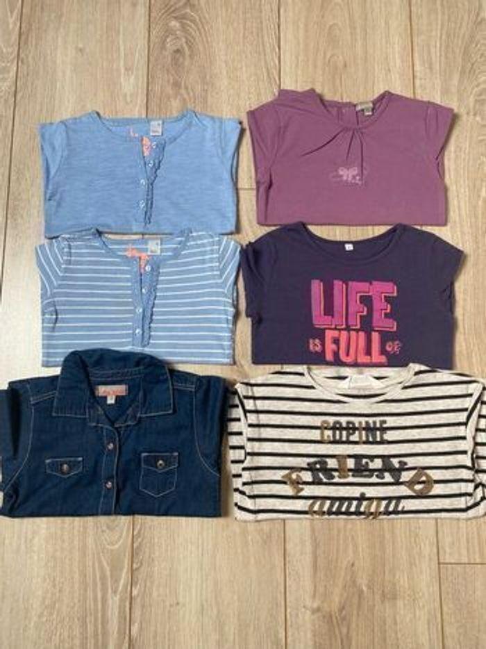 Lot t shirts ML fille 3 ans - photo numéro 1