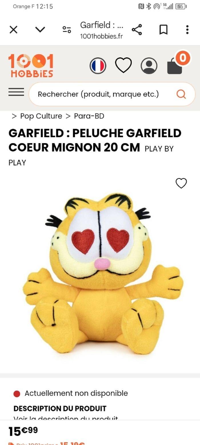 Peluche Garfield - photo numéro 3