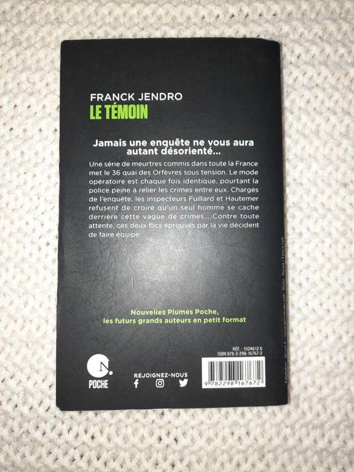 Livre Le témoin - photo numéro 2